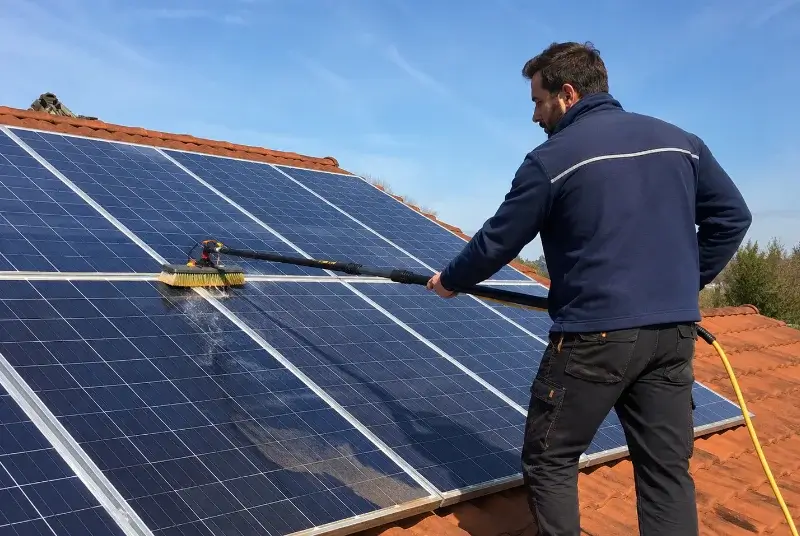 Nettoyage et entretien de panneaux solaires à Ricaud