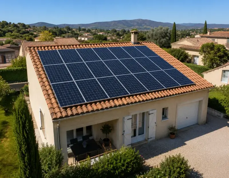 Prime à l'autoconsommation panneaux solaires Ricaud — aide financière de l'État